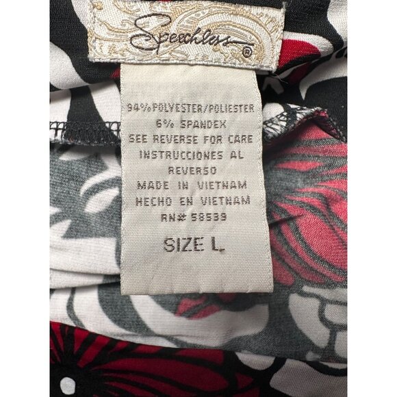 Vintage Y2K Speechless BabyDoll Top Large Black Red White Punk Fairy Grunge - Picture 2 of 9